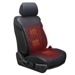 LUSRAIT Seat Cushion, Comfortable Seat Cover with Full Back Support, Universal Seat Cushion for Driver Front Seat only in Winter -