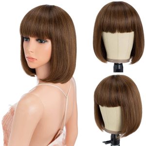 Icon Bob Wig Human Hair Wigs for Black Women No Lace Front wigs Glueless