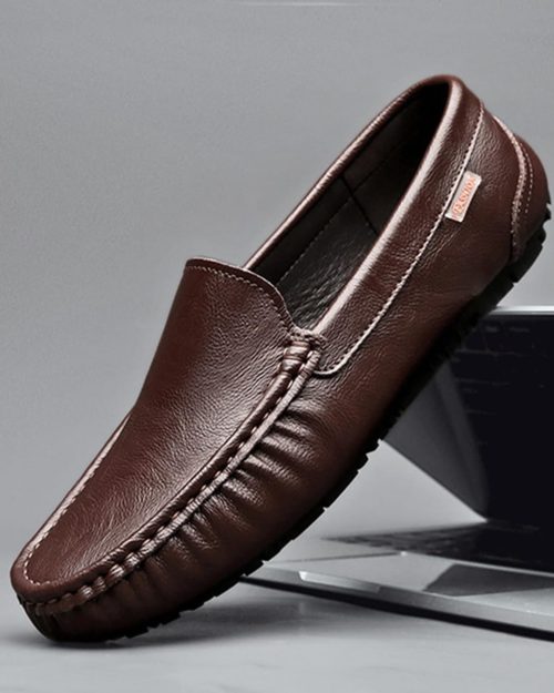 Brand New Mens Loafers Leather Driving Shoes - Image 2
