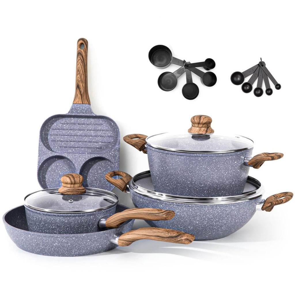19 in 1 Nonstick Cookware Set