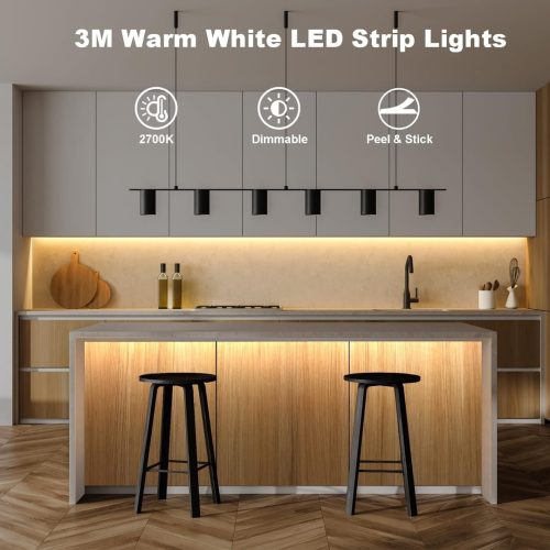 CCILAND 3m Battery LED Strip Lights with Remote Control - Image 2