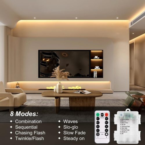CCILAND 3m Battery LED Strip Lights with Remote Control - Image 4