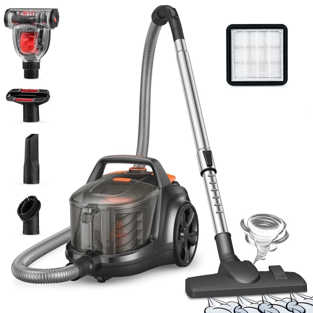 Aspiron 1200W Cylinder Vacuum Cleaner