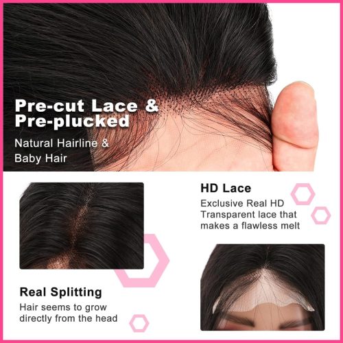 PATVINGOT 4x4 Body Wave Lace Front Wigs - Image 4