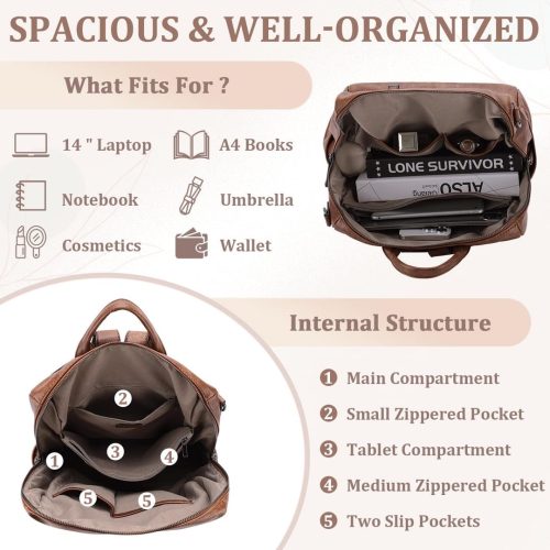 Brand New Kasgo Backpack Purse for Women - Image 4