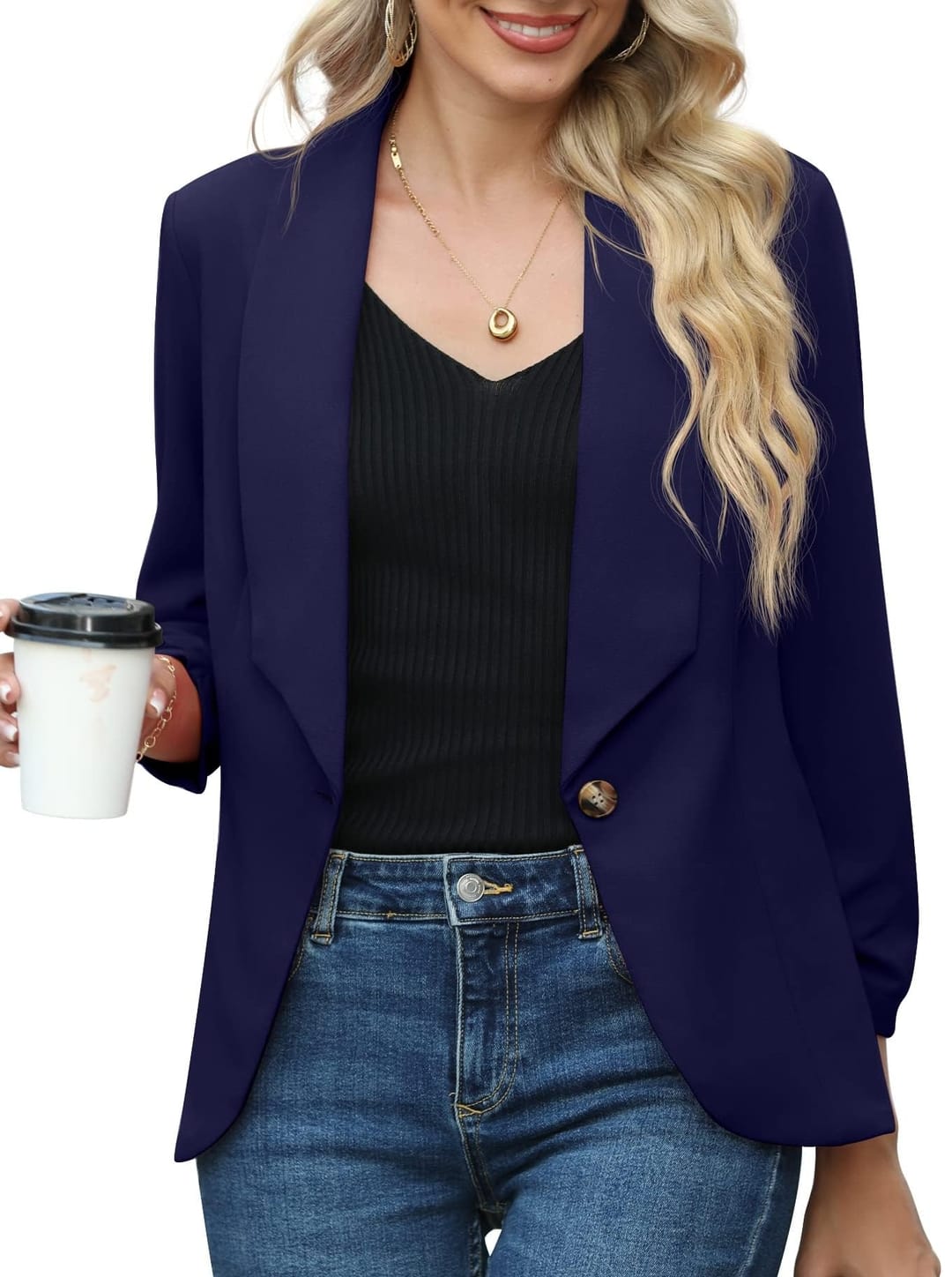 Brand New PrinStory Womens Blazer Suit