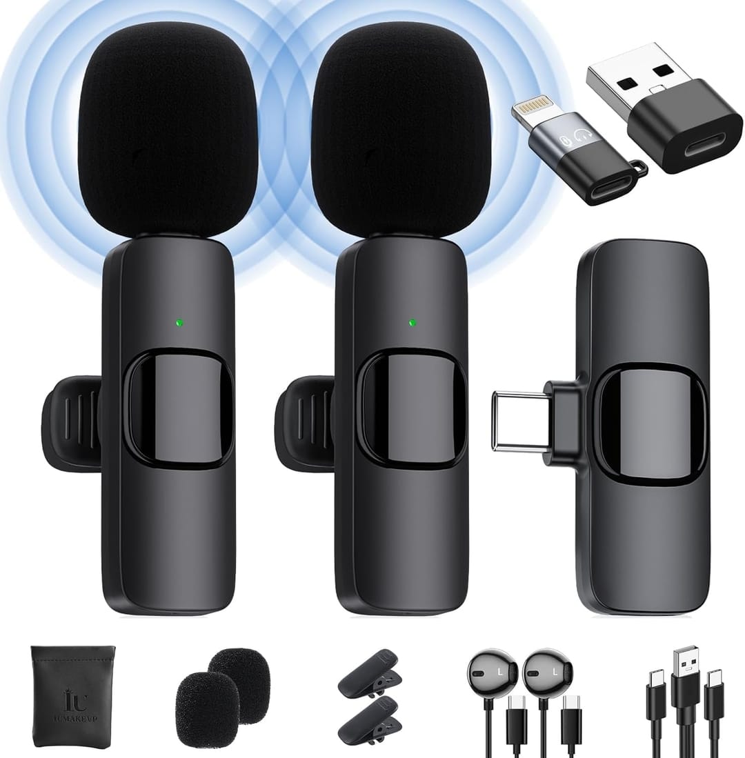 Brand New IUMAKEVP Wireless Lavalier Microphone