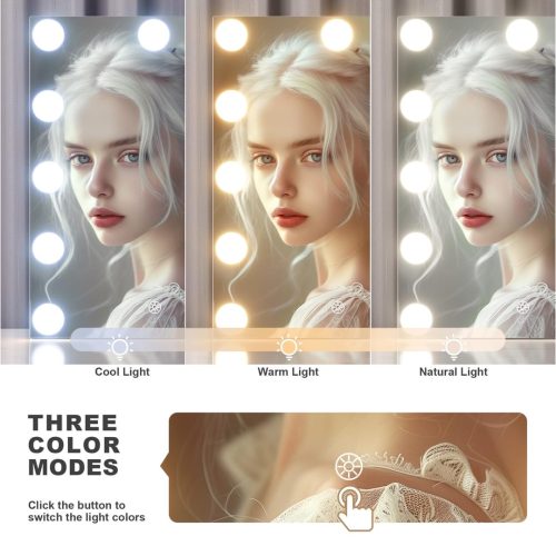 Hasipu Hollywood 29 x 35cm Vanity Mirror with Lights - Image 2