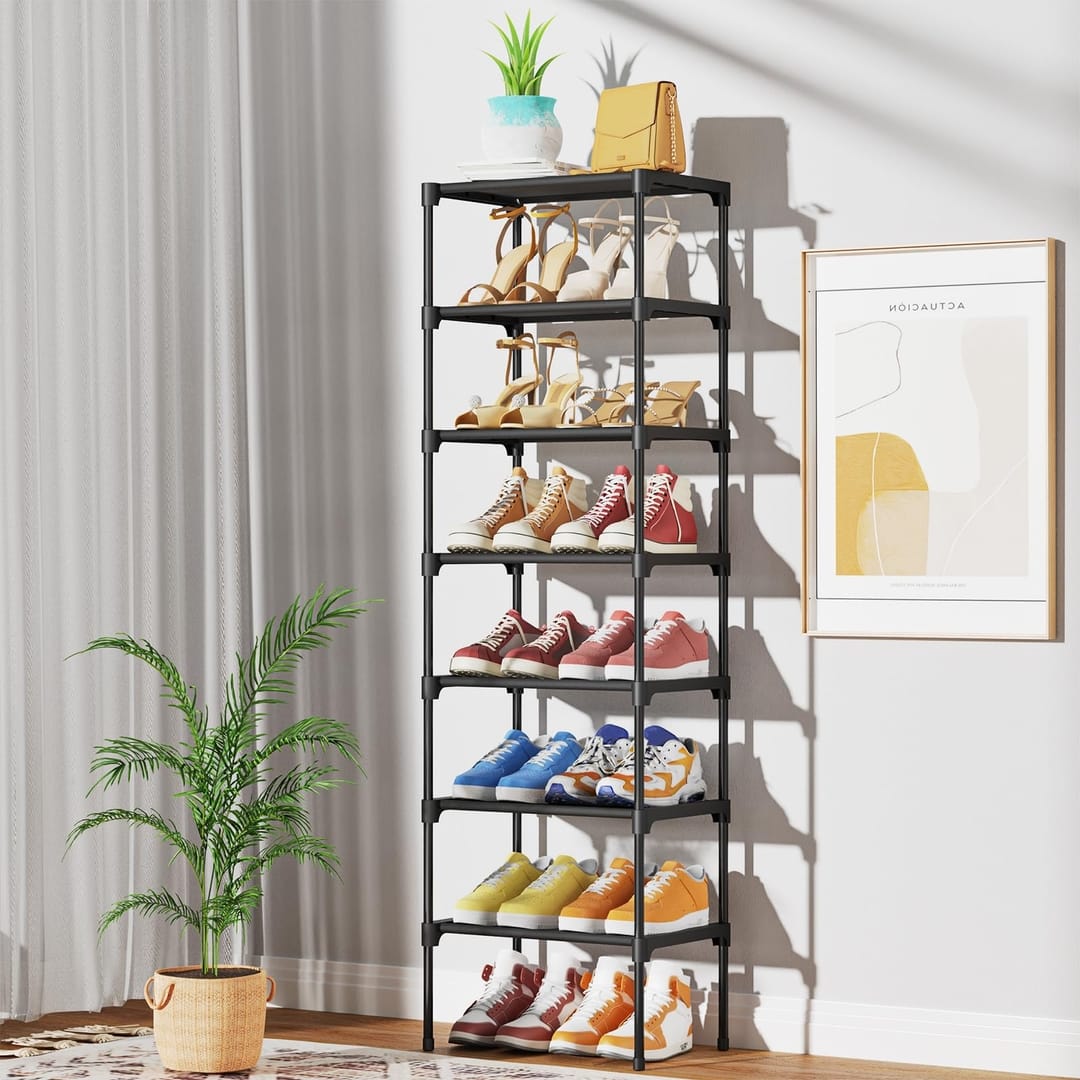Kitsure Stackable Shoe Storage for Closet