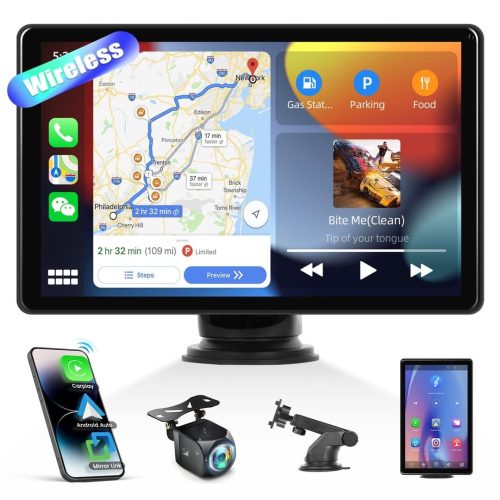 '-inch touchscreen wireless car stereo