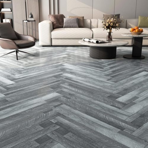 FunStick 90×15CM 35 Pcs Grey Vinyl Flooring Planks Wood Effect Stick on Floor Tiles for Kitchen Bathroom Flooring - Image 4