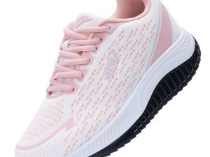 GOOBON Womens Walking Shoes with Arch Support Orthotic Trainers Plantar Fasciitis Breathable Athletic Tennis Sneakers Pink